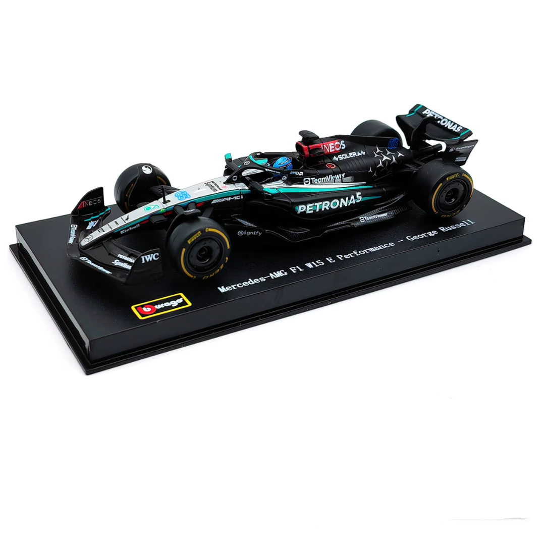 W15 Mercedes F1 2024 1:43 -  George Russell 63 Model Car