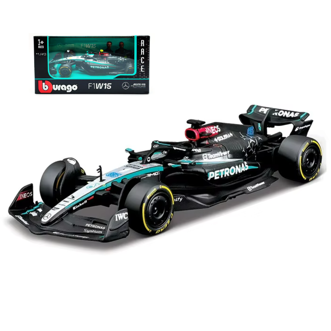 W15 Mercedes F1 2024 1:43 -  George Russell 63 Model Car