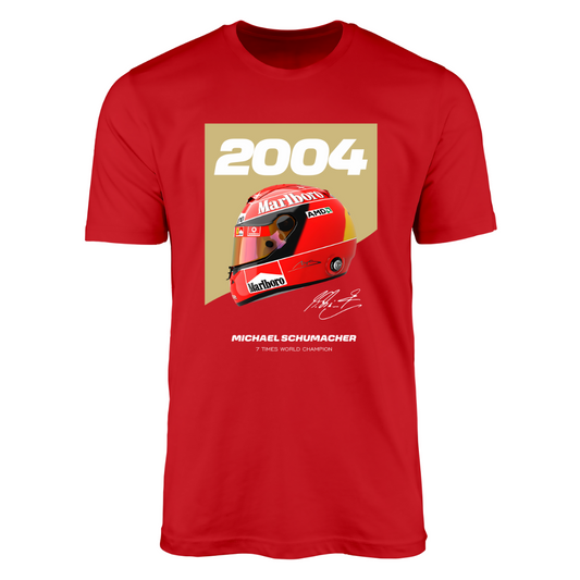 Michael Schumacher 2004 Helmet T-shirt