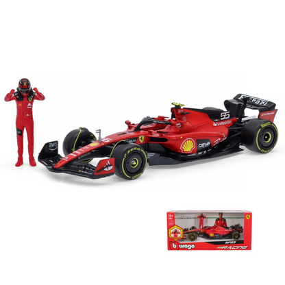 SF23 Scuderia Ferrari F1 Team 2023 1:24 - Carlos Sainz 55 Model Car