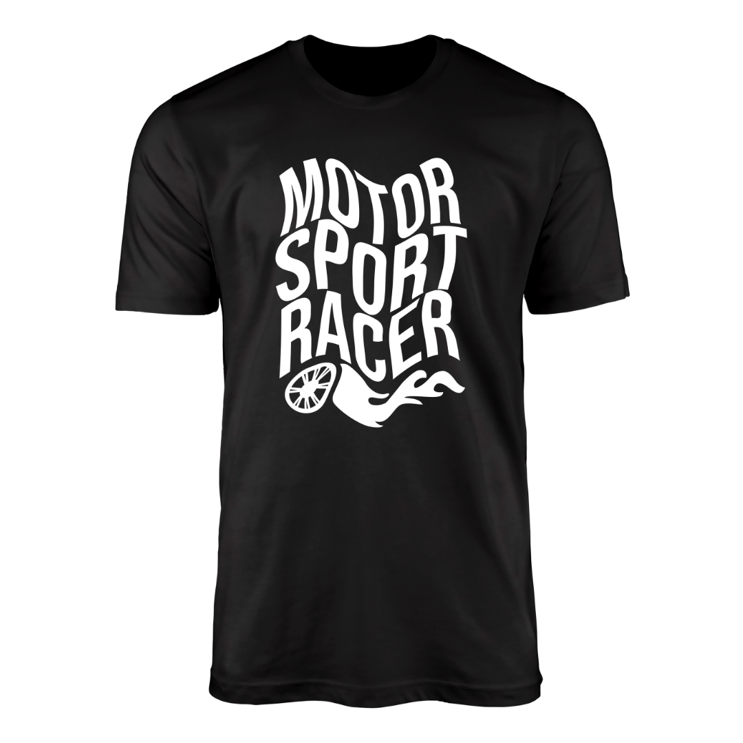 Motorsport Racer Black T-shirt